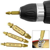 6 pièces extracteur de vis endommagé HSS extracteur de vis endommagé HSS Double extrémité cassé vis boulon outils de démolition