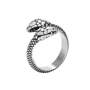 Anillo de moda para hombre, estilo motero, de acero inoxidable, gótico, punk, satánico, para comercio exterior - Product Image 1