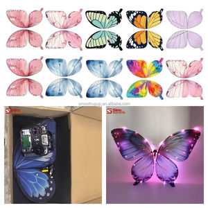 ไฟ LED ตกแต่งงานแต่งงาน งานเทศกาลดนตรี ภายในและภายนอกอาคาร ผีเสื้อไบโอนิคบังคับวิทยุ โดรนบังคับปีกได้ สำหรับงานปาร์ตี้ - Product Image 4