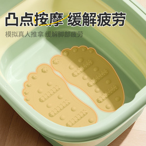 Foldable Foot <b>Bath</b> Tub Large Square Type With Heightening Design For Home And Dormitory Use - Product Image 3