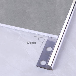 Perfil de Acero Inoxidable SUS 304 con Borde Redondo, Esquinas Decorativas de Metal Cepillado Duraderas para Protección de Paredes - Product Image 3