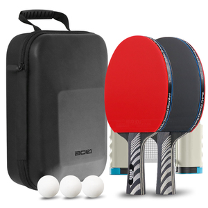 Bán buôn Chất lượng cao 2 <span class=keywords><strong>ping</strong></span> <span class=keywords><strong>pong</strong></span> mái chèo 3 quả bóng 1 Net bóng bàn đặt túi cứng để bán - Product Image 1