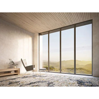 Fenêtres modernes à triple vitrage, du sol au plafond, avec moustiquaire magnétique et isolation phonique pour villa et hôtel