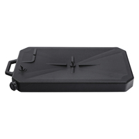Bac de vidange d'huile à profil bas TCMT 10L pour moto avec bec verseur, compatible avec Harley Touring CVO Softail Dyna Honda Yamaha Kawasaki ABS