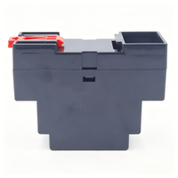 Contenitore per guida DIN 88*59*37mm, Scatola di controllo PLC industriale, Contenitore in plastica per guida DIN, Scatola di giunzione fai-da-te in ABS, Contenitore elettronico
