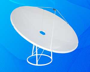 Antenne parabolique TV extérieure en acier durable de 240 cm de diamètre, bande C, gain de 38,39 dB, montage au sol, <span class=keywords><strong>34</strong></span> ans d'expérience, Chine - Product Image 1