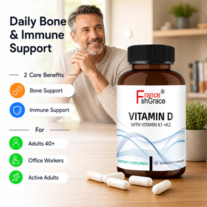 Suplemento de Vitamina D con K1 y K2 de Shecome para la Salud Ósea, 60 Cápsulas de Vitamina D para Adultos - Product Image 3