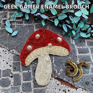 Broche de Aleación de Zinc Chapado en Oro con Diseño de Juego de Rol, Joyería Unisex para Fiestas y Bodas, No Sea Paranoico - Product Image 2