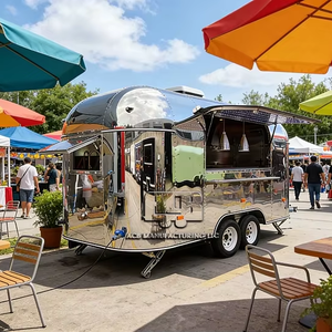 Camión de Comida Rápida Personalizado de Acero Inoxidable para Helados con Equipamiento de Cocina - Opción de Fibra de Vidrio - Product Image 2