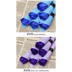 Oso de Rosa artificial perfumado realista de 25cm, decoración para graduación, <span class=keywords><strong>Navidad</strong></span>, Día de San Valentín, elegante Regalo De Rosa para mamá - Product Image 3