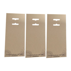 Hongyuan Patterned Kraft <b>Paper</b> Hang Tag Folded With Perforated Holes For Clothing And Garments Printed Labels - Product Image 5