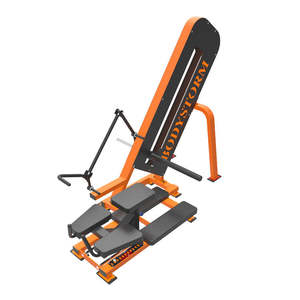 Тренажерный зал: оборудование для фитнеса. Регулируемая многоцелевая силовая тренировочная пластина с фронтальной нагрузкой, Lat - Product Image 5