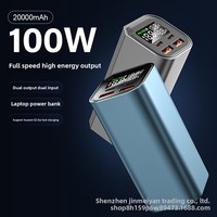 Banque de puissance Offre Spéciale haute capacité 100W avec 20000mAh Ultra-Large chargeur d'ordinateur portable Type-C entrée pour ordinateur portable pour iPad