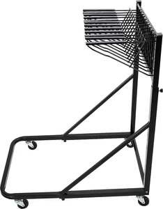 Carro de almacenamiento móvil Blueprint-Estante de exhibición de carteles vertical y soporte para planes-Soporte de archivos en el hogar, la Oficina y el sitio de construcción - Product Image 1