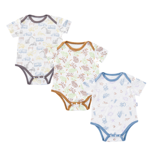 Combinaison personnalisée Elinfant confortable pour bébé, vêtements de mode pour bébé, barboteuse à manches courtes pour bébés garçons et filles - Product Image 1