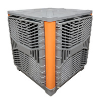 Ventilateur mobile à évaporation, atelier industriel, refroidissement, protection de l'environnement, climatisation avec moteur