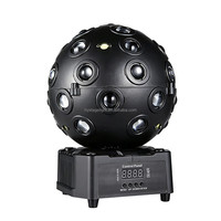 Projecteur de Scène LED Rotatif Magique pour Bar et Soirée, Effet Beam Wash RGBW Stroboscopique, Télécommande et Contrôle DMX