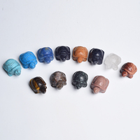 Petites loupes sculptées à la main en cristal de haute qualité, 12 pièces, décoration de maison, Labradorite, vente en gros