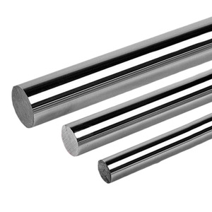 304 Stainless Steel Round Bar Solid Bright Silver Color 1mm-200mm Length Customizable Cutting Process - Product Image 2