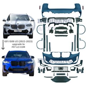 Kit de carrocería de piezas de automóvil mejorado para <span class=keywords><strong>BMW</strong></span> 2022 G01 G08 2023-<span class=keywords><strong>xDrive20d</strong></span> xDrive30d accesorios de parachoques Bodykit F97 LCI X3M modelo - Product Image 1