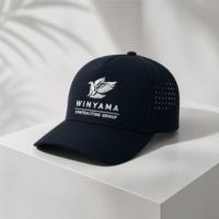 Gorra de Béisbol Deportiva Personalizada con Bordado, Unisex, 5 Paneles, Perforada con Láser, Transpirable, Impermeable, Sin Estructura, Cierre a Presión, OEM