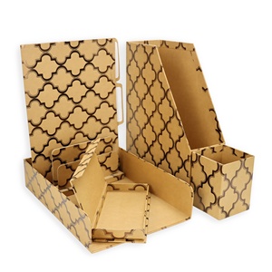 Set di <span class=keywords><strong>accessori</strong></span> per forniture per <span class=keywords><strong>ufficio</strong></span> con portapenne per stampa serie di carta Kraft aziendale - Product Image 5