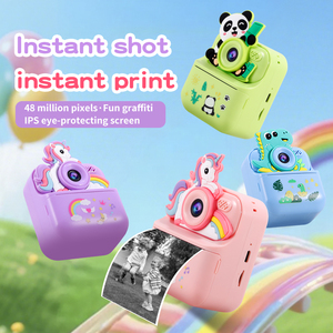 Fotocamera Istantanea per Bambini con Disegni Cartoon, Stampa Digitale con Filtro, Giochi e Musica, Ideale come Regalo - Product Image 3