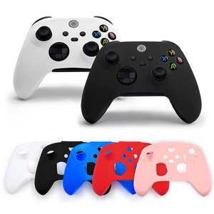 ปลอกซิลิโคนสำหรับคอนโทรลเลอร์เกม Xbox Series X S ฝาหลังป้องกันสีขาวดำ - Product Image 5