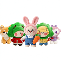 Jouet en peluche promotionnel personnalisé en gros avec design de marque sur mesure, cadeau publicitaire pour entreprise, événement ou promotion.