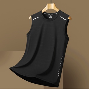 Débardeur décontracté pour homme, léger, respirant, en coton 100% écologique, à séchage rapide, idéal pour l'entraînement et le quotidien - Product Image 1