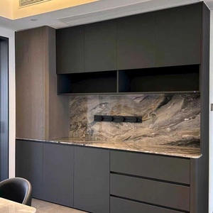 <span class=keywords><strong>Buffet</strong></span> moderne de luxe en bois massif blanc fait à la main pour le salon, l'hôtel, la cuisine - Bar à café, casiers avec grande capacité - Product Image 4