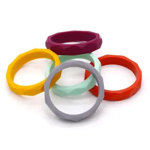 Cheap Funny Kids Personalized Custom Colors Kids Bangle Wristband Silicone Bracelets
