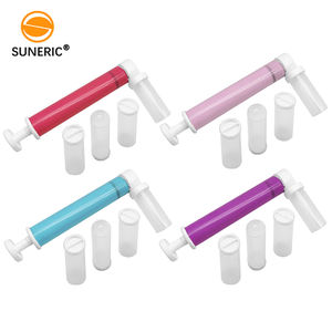 Bricolage rond pp paillettes décoration outil de cuisson Desserts <span class=keywords><strong>pâtisserie</strong></span> plastique pistolet <span class=keywords><strong>aérographe</strong></span> <span class=keywords><strong>manuel</strong></span> pour gâteaux - Product Image 4