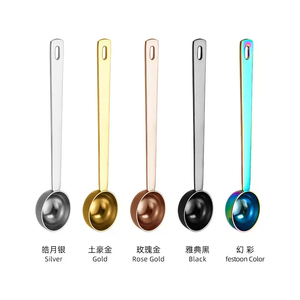 Juego de Cucharas Medidoras de Acero Inoxidable Duradero para Polvo de Proteína, Madera y Metal, 5 ml y 30 ml, Solo Lavado a Mano, Herramientas de Medición para Cocina - Product Image 6