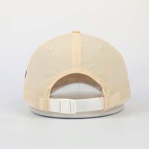Cómodo nuevo diseño 6 paneles Unisex adulto no estructurado Beige ajustable poliéster secado rápido 3D bordado gorra de béisbol - Product Image 4