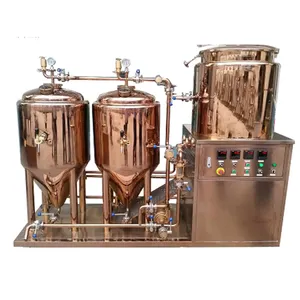 Red copper microbrewery brewhouse system craft brewery equipment beer brewing equipment KY-100L