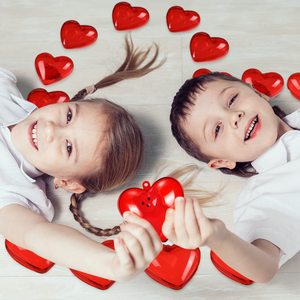 Plastic Heart Shaped Candy <b>Box</b> <b>Small</b> Valentine'S Day <b>Gift</b> Decoration Indoor Use - Product Image 2