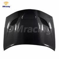 Capot de capot en fibre de carbone en nid d'abeille de style OEM pour Dodge Charge Hellcat Srt 2015-2023
