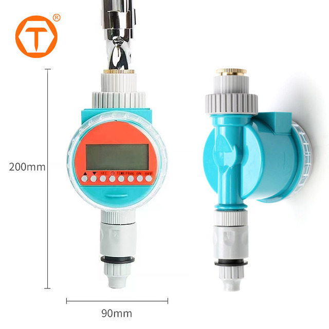 Battery Operated Waterproof Rain Sensor Irrigation Automatic Watering Controller Water Timer for Greenhouse Lawn