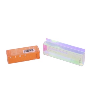 cosmetics Transparent Plastic Printed Folding Acetate Clear Vinyl PVC PET Packaging Box
