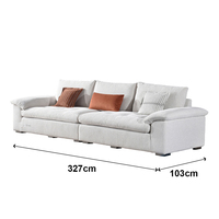 Fábrica china de lujo moderno salón sofá sala de estar Oficina 3 plazas sofá muebles de sala de estar sofá