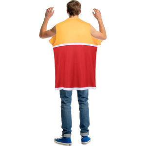 Costume de poulet frit en forme de seau pour adulte unisexe en polyester et éponge pour fête d'Halloween - Product Image 1