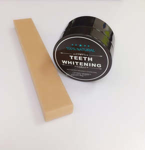 Prodotti dentali <span class=keywords><strong>dropshipping</strong></span> Set di sbiancamento dei denti attivato con guscio di cocco biologico kit di spazzolini da denti in polvere di carbone di legna - Product Image 4