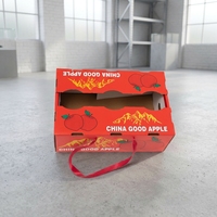 Boîtes rigides écologiques personnalisées pour l'emballage des fruits et légumes, carton ondulé avec impression UV en relief, boîte de transport