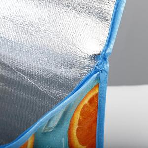 Công suất lớn kích thước tùy chỉnh hình bát giác túi cách nhiệt dệt Túi lạnh sinh thái bền lạnh thực phẩm có thể tái chế bảo quản thực phẩm - Product Image 4