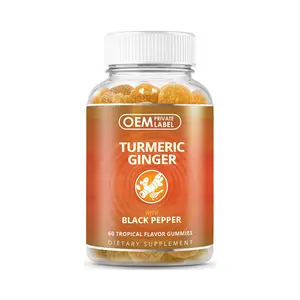 Yetişkinler için organik zerdeçal Curcumin Gummies eklem desteği için Anti inflamatuar ek