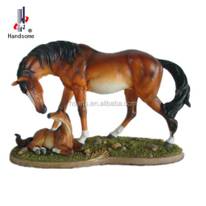 14 pulgadas hermoso caballo escultura estatua de bronce antiguo caballo - Product Image 4