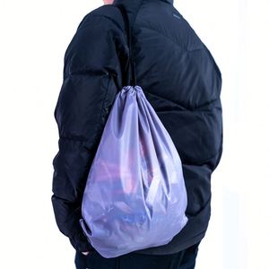 Wholesale Sports Waterproof Polyester Nylon Outdoor Pocket Drawstring Backpack - Product Image 1
