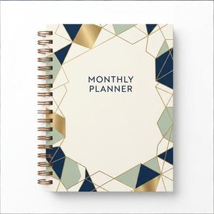 Agenda di Gratitudine di Alta Qualità, Quaderno Planner A5 con Spirale, Stampa Personalizzata, Copertina Rigida Dorata per Scuola 2025, OEM ODM - Product Image 4