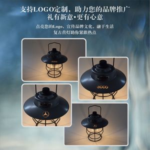 Retro Lamp LED Camping <b>Lantern</b> Rechargeable Battery Warm <b>White</b> Light Outdoor Tent Hanging <b>Lantern</b> Luxury <b>White</b> Lime Green - Product Image 4